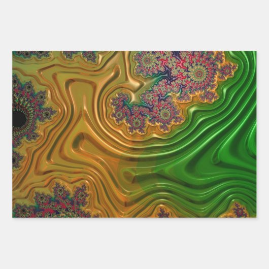 Fractal Forest Inpakpapier Vel (Voorkant 2)