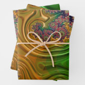 Fractal Forest Inpakpapier Vel (In situ)