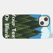 Fractal Forest iPhone Hoesje (Achterkant horizontaal)