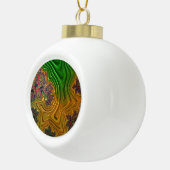 Fractal Forest Keramische Bal Ornament (Rechts)