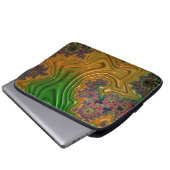 Fractal Forest Laptop Sleeve (Voorkant onderkant)