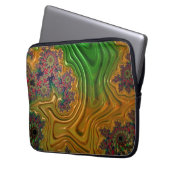 Fractal Forest Laptop Sleeve (Voorkant Links)