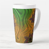 Fractal Forest Latte Mok (Rechterhoek)
