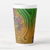 Fractal Forest Latte Mok (Voorkant)
