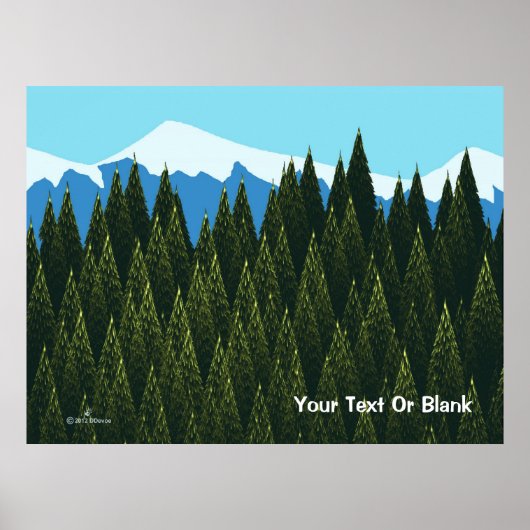 Fractal Forest Poster (Voorkant)