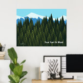 Fractal Forest Poster (Thuiskantoor)