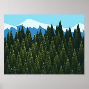 Fractal Forest Poster