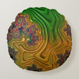 Fractal Forest Rond Kussen