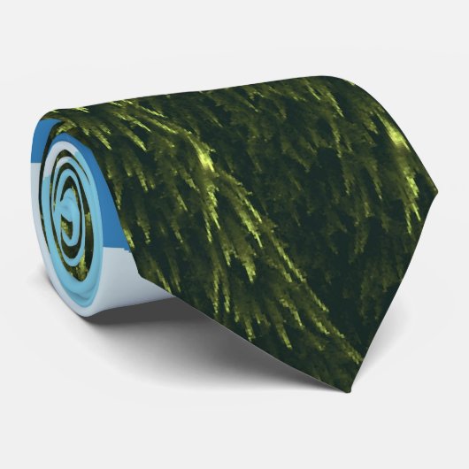 Fractal Forest Stropdas (Opgerold)