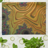 Fractal Forest Theedoek (Gevouwen)