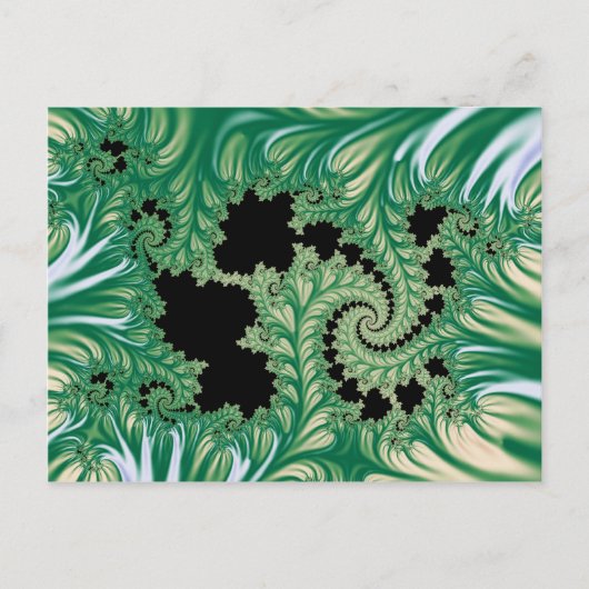 Fractal Fronds Briefkaart (Voorkant)