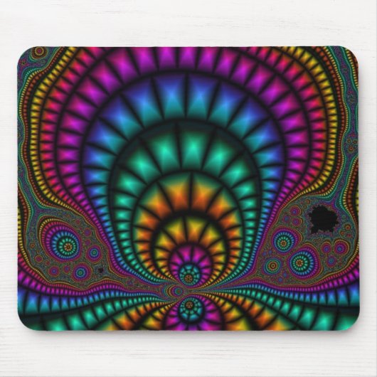 Fractal Funhouse Mousepad Muismat (Voorkant)