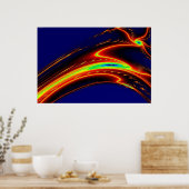 Fractal Galaxies Poster (Keuken)