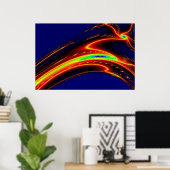 Fractal Galaxies Poster (Thuiskantoor)