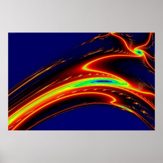 Fractal Galaxies Poster (Voorkant)