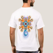 Fractal Ganesh Light T-Shirt (Achterkant)