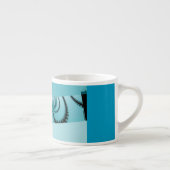 Fractal Garden azure Espresso Kop (Rechts)