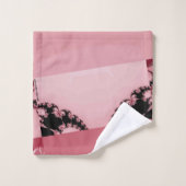 Fractal Garden creamy Bad Handdoek (Wasdoekje)