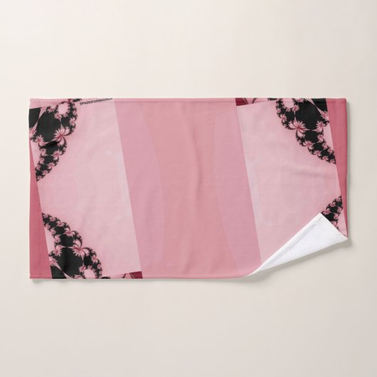 Fractal Garden creamy Bad Handdoek (Handdoek)