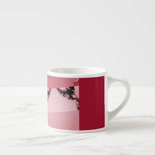 Fractal Garden creamy Espresso Kop (Rechts)