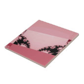 Fractal Garden creamy Tegeltje (Zijkant)