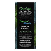 Fractal Garden Event Party Flyer Reclamekaart (Achterkant)