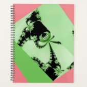 Fractal Garden green & creamy Planner (Voorkant)