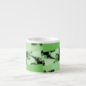 Fractal Garden green Espresso Kop (Voorkant)