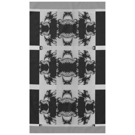 Fractal Garden grijs A Tafelkleed (Voorkant)