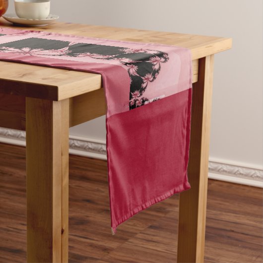 Fractal Garden lagoon en roos A Lange Tafelloper (Voorbeeld)