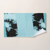 Fractal Garden lagune Bad Handdoek (Handdoek)