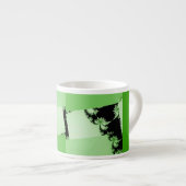 Fractal Garden limoen Espresso Kop (Voorkant rechts)