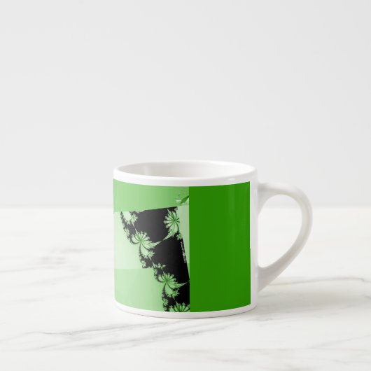 Fractal Garden limoen Espresso Kop (Rechts)