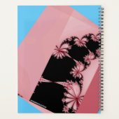 Fractal Garden lucht & roos Planner (Achterkant)