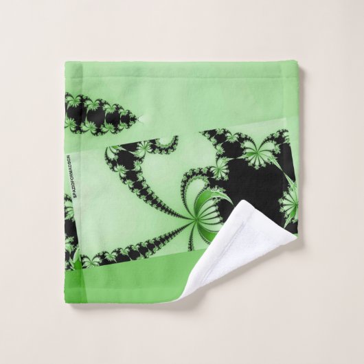 Fractal Garden mantis Bad Handdoek (Wasdoekje)
