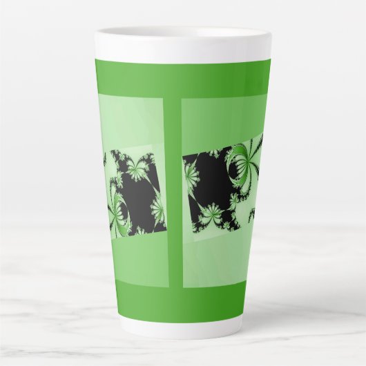 Fractal Garden mantis Latte Mok (Voorkant)