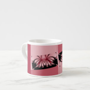 Fractal Garden orchid Espresso Kop