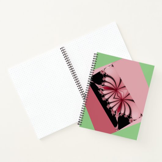 Fractal Garden orchid & mantis Notitieboek (Binnen)