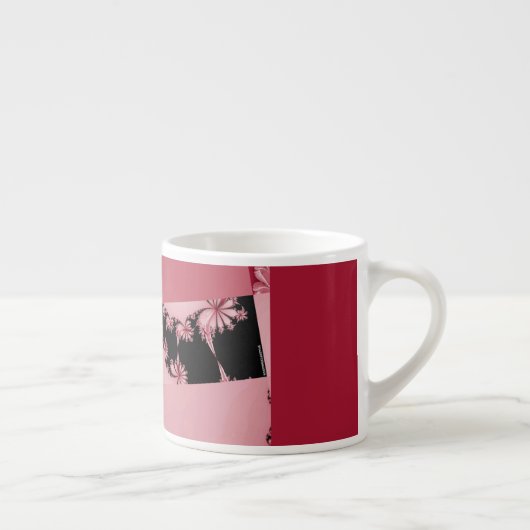 Fractal Garden roos Espresso Kop (Rechts)