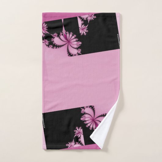 Fractal Garden roos Towel Bad Handdoek (Handdoek)