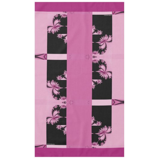 Fractal Garden roos water A Tablecloth Tafelkleed (Voorkant)
