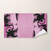 Fractal Garden roze Bad Handdoek (Handdoek)