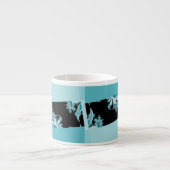 Fractal Garden sky Espresso Kop (Voorkant)