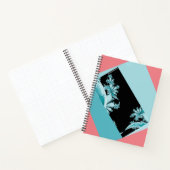 Fractal Garden sky & roos Notitieboek (Binnen)