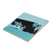 Fractal Garden sky Tegeltje (Zijkant)