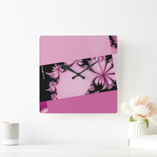 Fractal Garden thulian Vierkante Klok (Huis)