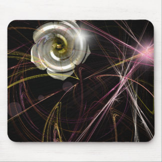 "Fractal Gardenia" Mousepad Muismat