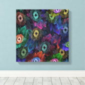 Fractal Gardening Canvas Afdruk (Insitu (Houten vloer))