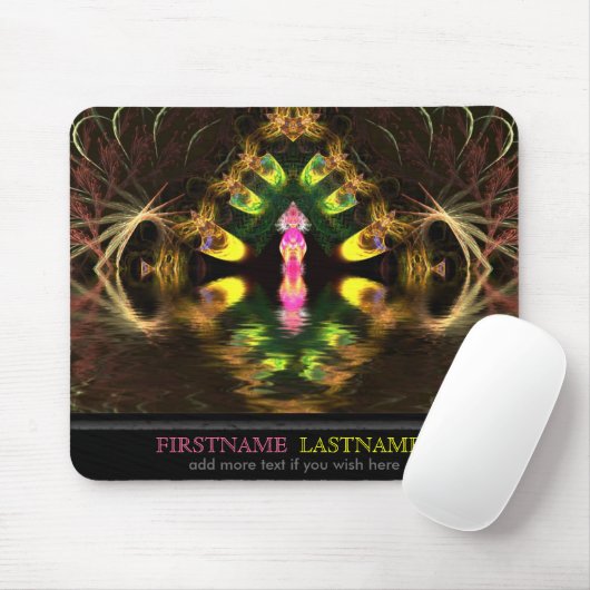 Fractal Geisha Mousepad Muismat (Met muis)