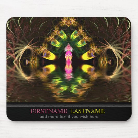 Fractal Geisha Mousepad Muismat (Voorkant)